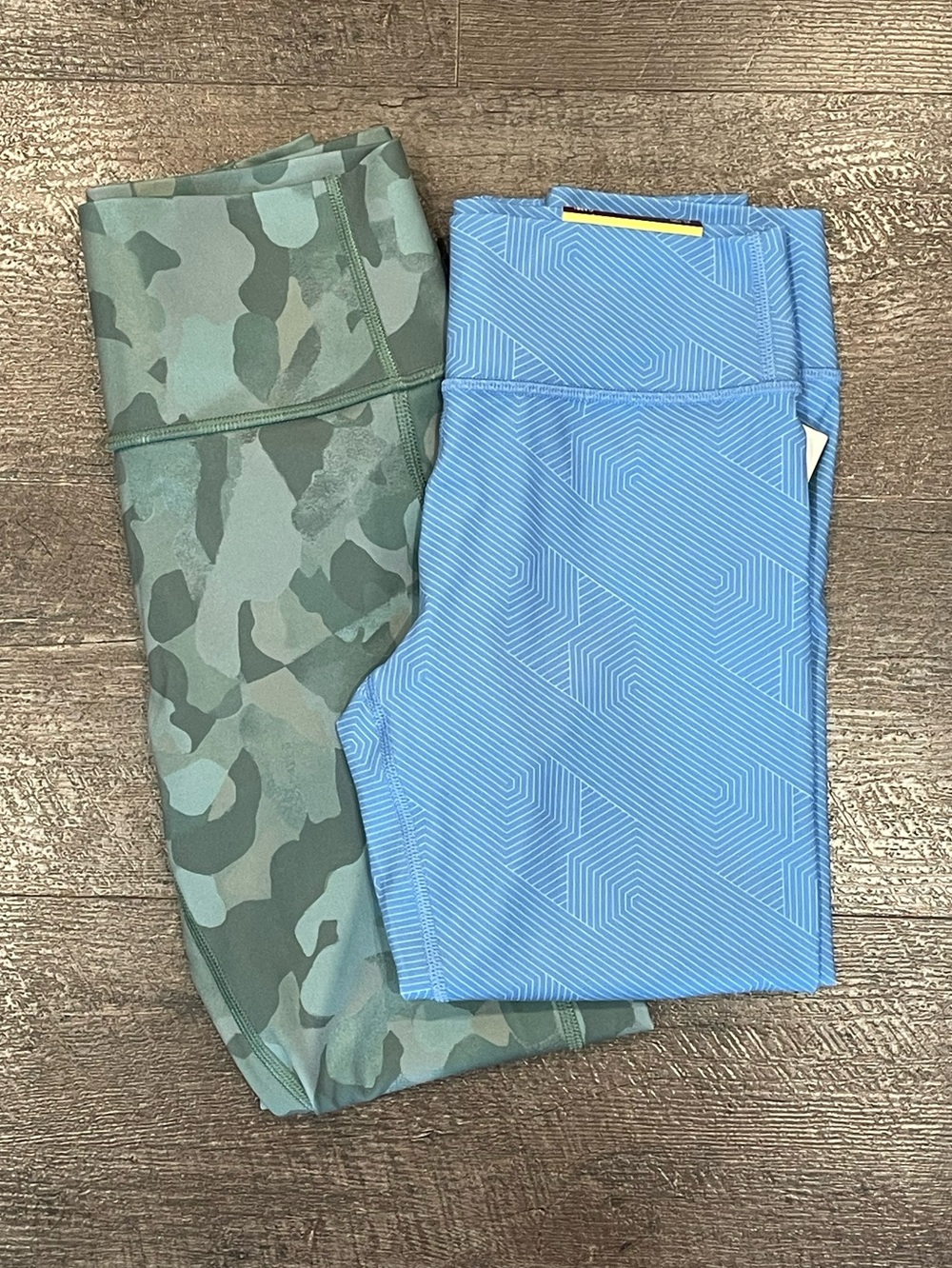 All in Motion Bundle of Girls’ Active Leggings Size XL 14 Camouflage Green & Blu